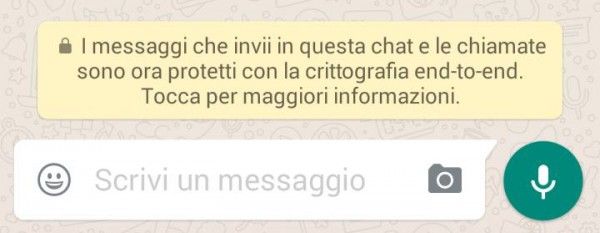 Ultimo aggiornamento WhatsApp