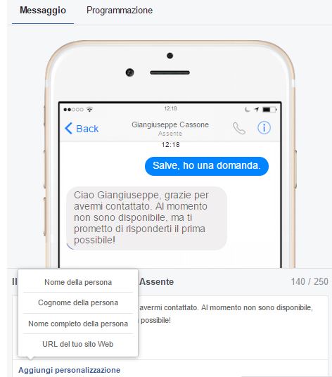facebook autoresponder